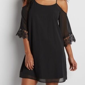 Maurices Cold Shoulder LBD Size XS NWOT